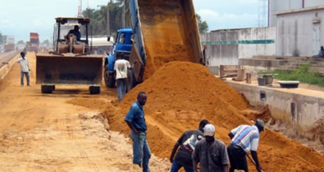 Road construction project